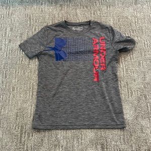 Boys Under Armour shirt.